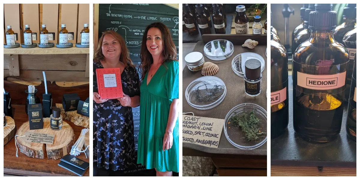 Wales Perfumery photo montage