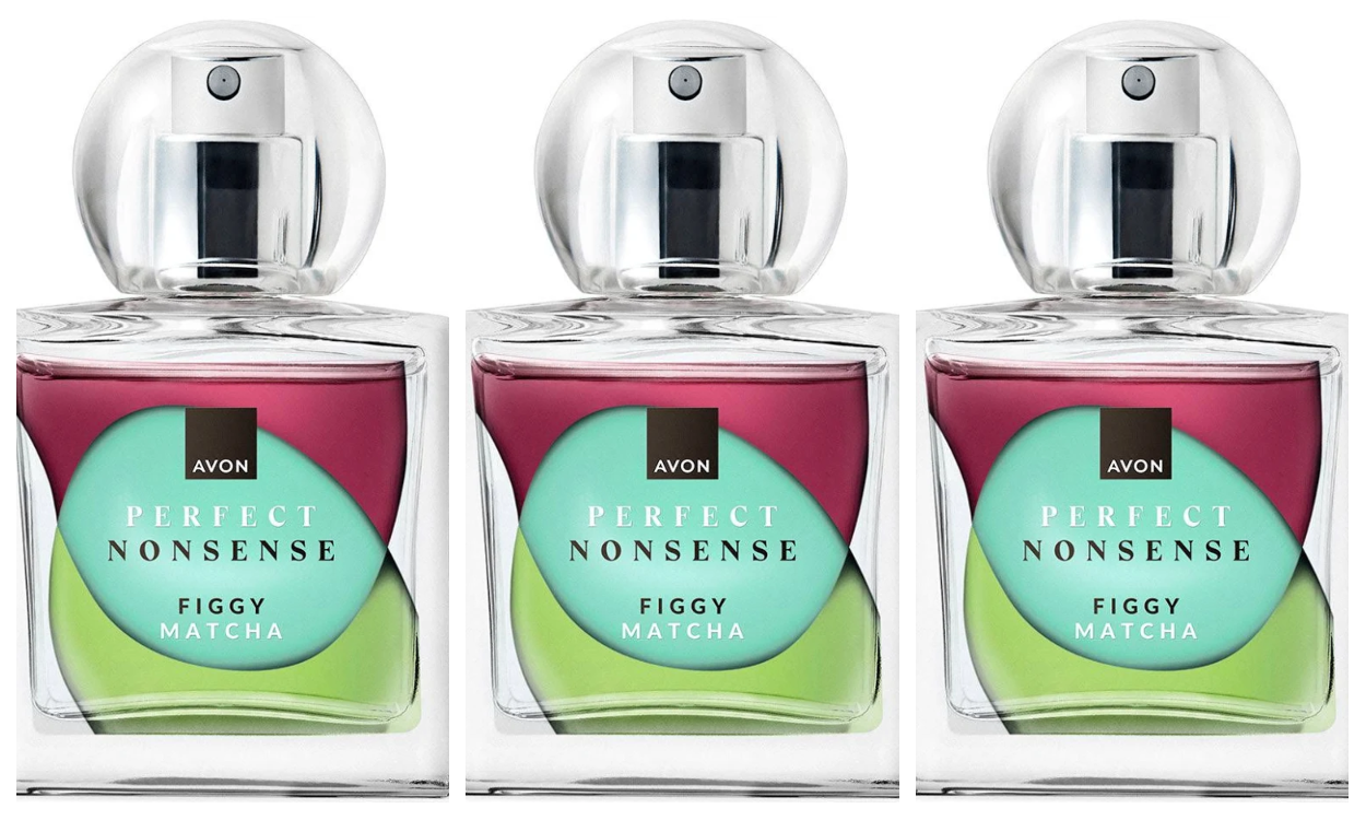 Avon Perfect Nonsense Figgy Matcha bottle times three